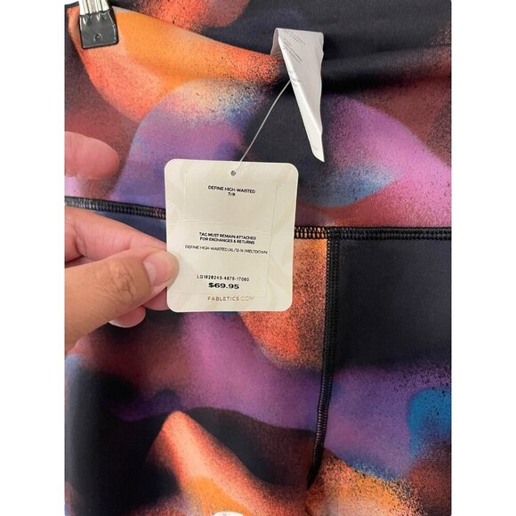 Fabletics Define PowerHold High Waisted 7/8 Leggings Meltdown NEW XL Gym Yoga - Picture 4 of 6